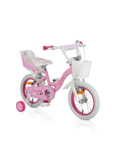 BYOX FLOWER PINKY gyerek kerékpár 14es lány PINK