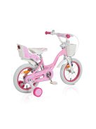 BYOX FLOWER PINKY gyerek kerékpár 14es lány PINK
