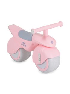   MINI CRUZE futóbicikli zenélő, óriás kerekekkel RÓZSASZÍN