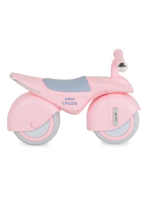 MINI CRUZE futóbicikli zenélő, óriás kerekekkel RÓZSASZÍN