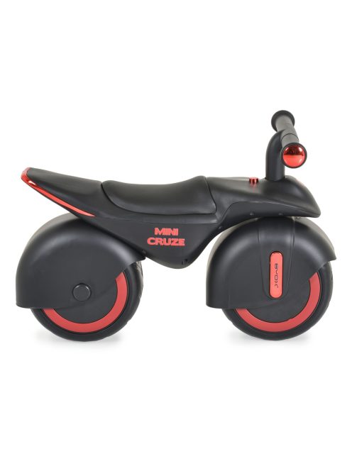 MINI CRUZE futóbicikli zenélő, óriás kerekekkel FEKETE