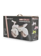 MINI CRUZE futóbicikli zenélő, óriás kerekekkel FEKETE