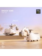DIGGY 4in1 ráülős kotrógép+hinta+bili
