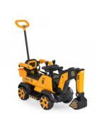MONI BUMBLEBEE ráülős akkumulátoros vezethető kotrógép 50kg-ig SÁRGA/FEKETE