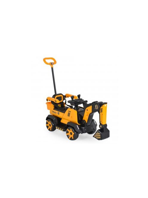 MONI BUMBLEBEE ráülős akkumulátoros vezethető kotrógép 50kg-ig SÁRGA/FEKETE