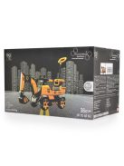 MONI BUMBLEBEE ráülős akkumulátoros vezethető kotrógép 50kg-ig SÁRGA/FEKETE