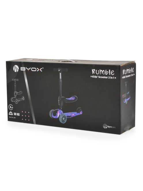 RUMBLE roller ráülős, átalakítható SZÍNES/FEKETE