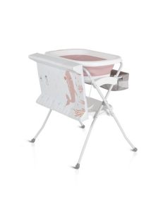   COMO összecsukható kád állvánnyal és pelenkázóval PINK