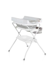   COMO összecsukható kád állvánnyal és pelenkázóval SZÜRKE