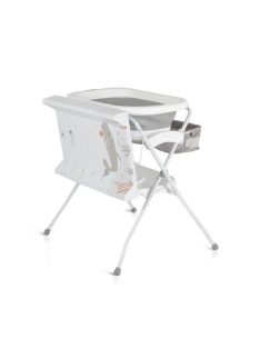   COMO összecsukható kád állvánnyal és pelenkázóval SZÜRKE