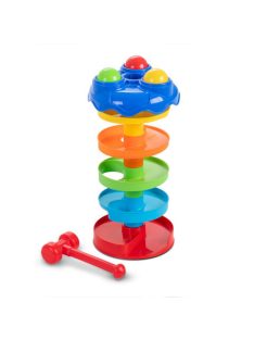 PILSAN Műanyag golyópálya 3 labdával, kalapáccsal