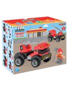 PILSAN építőjáték kis készlet TŰZOLTÓ PIROS