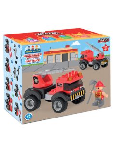 PILSAN építőjáték kis készlet TŰZOLTÓ PIROS