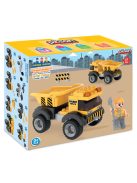 PILSAN építőjáték kis készlet DÖMPER SÁRGA