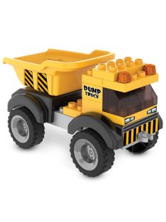 PILSAN építőjáték kis készlet DÖMPER SÁRGA