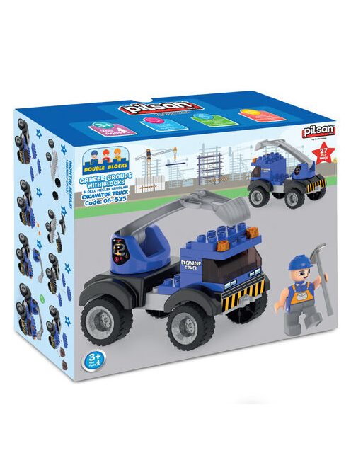 PILSAN építőjáték kis készlet MARKOLÓS KÉK