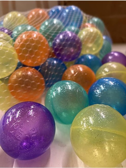 Pilsan 100dbos 6 cmes csillogós labda GLITTERES