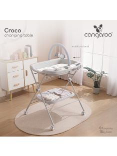   CROCO multifunkciós, összecsukható pelenkázó asztal MENTAZÖLD