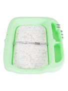 CROCO multifunkciós, összecsukható pelenkázó asztal MENTAZÖLD