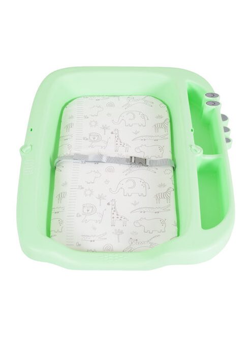 CROCO multifunkciós, összecsukható pelenkázó asztal MENTAZÖLD