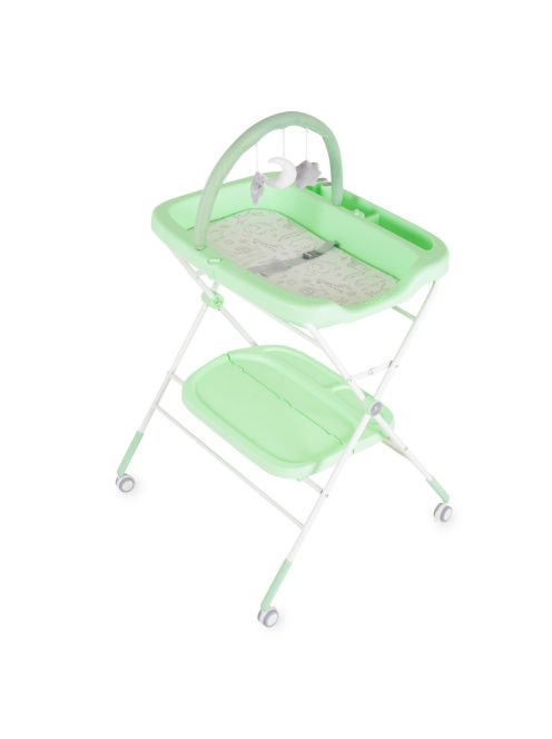 CROCO multifunkciós, összecsukható pelenkázó asztal MENTAZÖLD