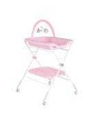 CROCO multifunkciós, összecsukható pelenkázó asztal RÓZSA