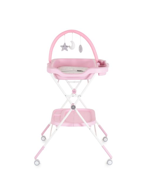 CROCO multifunkciós, összecsukható pelenkázó asztal RÓZSA