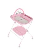 CROCO multifunkciós, összecsukható pelenkázó asztal RÓZSA