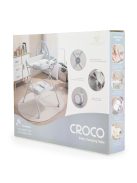 CROCO multifunkciós, összecsukható pelenkázó asztal RÓZSA