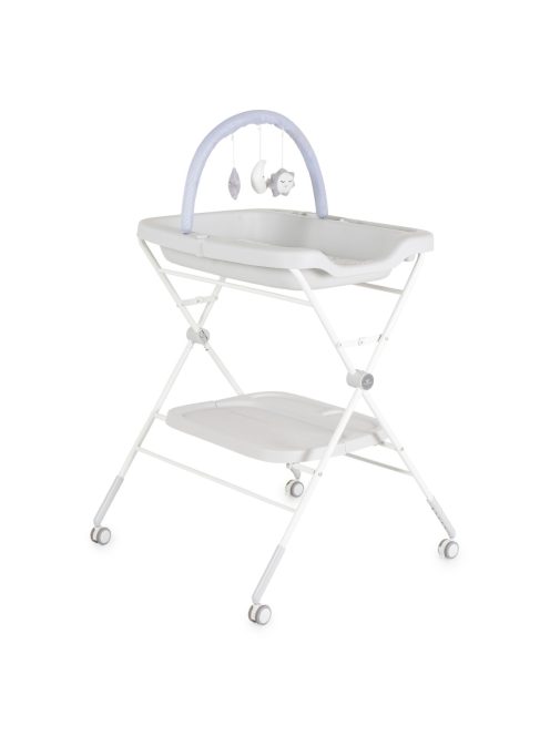 CROCO multifunkciós, összecsukható pelenkázó asztal SZÜRKE