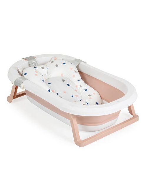 PALMA összecsukható kád fürdetőpárnával PINK