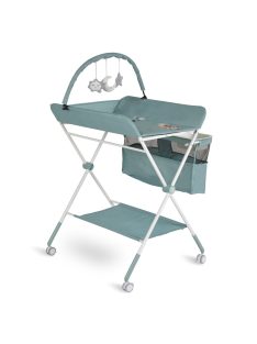   KASKADA multi pelenkázó asztal játékhíddal, tárolókkal MENTA