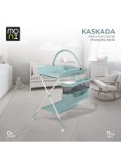 KASKADA multi pelenkázó asztal játékhíddal, tárolókkal MENTA