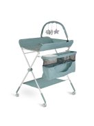 KASKADA multi pelenkázó asztal játékhíddal, tárolókkal MENTA