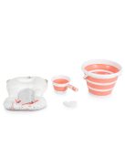 BALENA összecsukható kád vödrökkel, párnával kiegészítőkkel KORAL