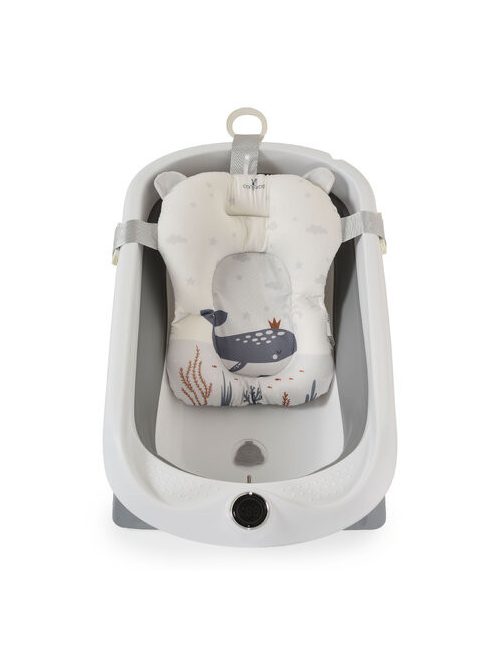 BALENA összecsukható kád vödrökkel, párnával kiegészítőkkel SZÜRKE