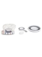 BALENA összecsukható kád vödrökkel, párnával kiegészítőkkel SZÜRKE