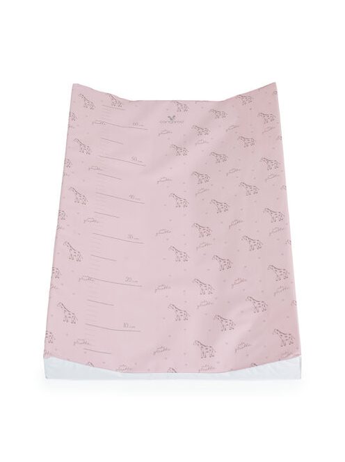 PELENKÁZÓLAP soft 44x67cm zsiráfos PINK