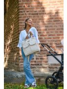 MIVIDA kismama kézi táska/hátizsák BÉZS