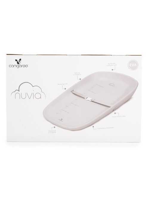 NUVIA pelenkázó alátét szilikon BÉZS