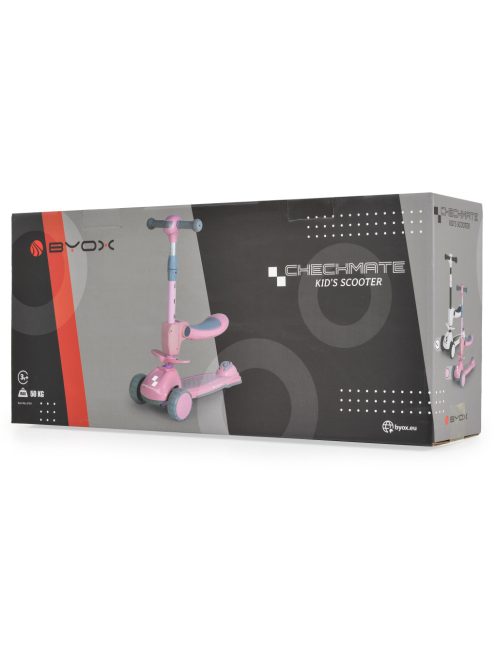 CHECKMATE roller ráülős, átalakítható 50kg-ig PINK