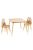 MONI fa asztalka 2 székkel NYUSZIS