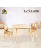 MONI fa asztalka 2 székkel NYUSZIS