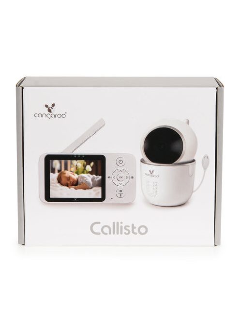 CALLISTO bébimonitor LCD 7cm kijelzővel FEHÉR