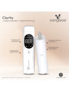 CLARITY infrás hőmérő érintésmentes LEDes, elemes, 2in1