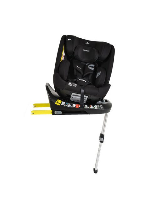 i-PROTECT autós ülés 40-150cm támasztólábbal 360 forgatható FEKETE