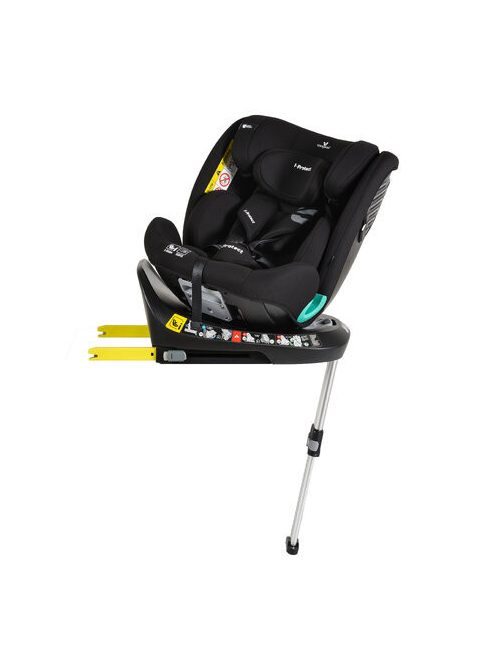 i-PROTECT autós ülés 40-150cm támasztólábbal 360 forgatható FEKETE