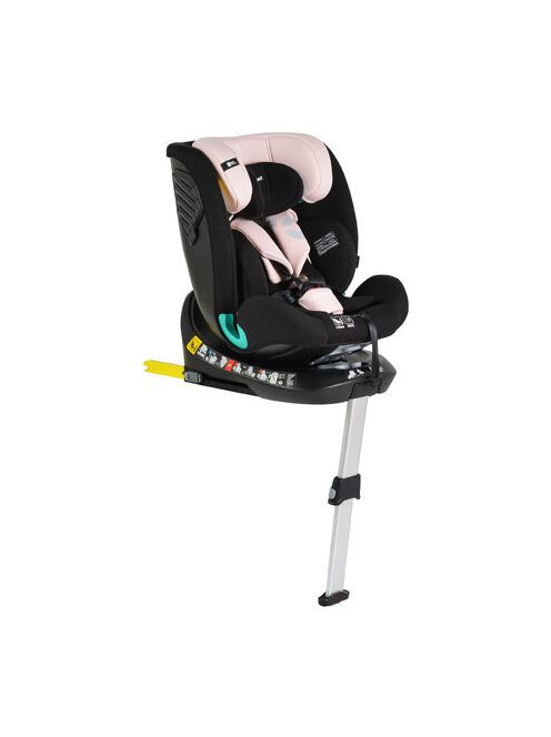i-PROTECT autós ülés 40-150cm támasztólábbal 360 forgatható PINK