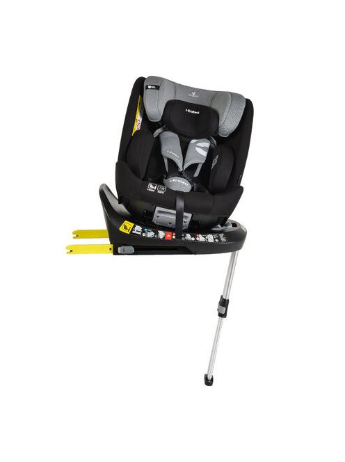 i-PROTECT autós ülés 40-150cm támasztólábbal 360 forgatható STEEL/SZÜRKE