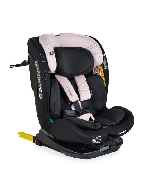 VAMOS autós ülés 40-150cm 360 forgatható PINK
